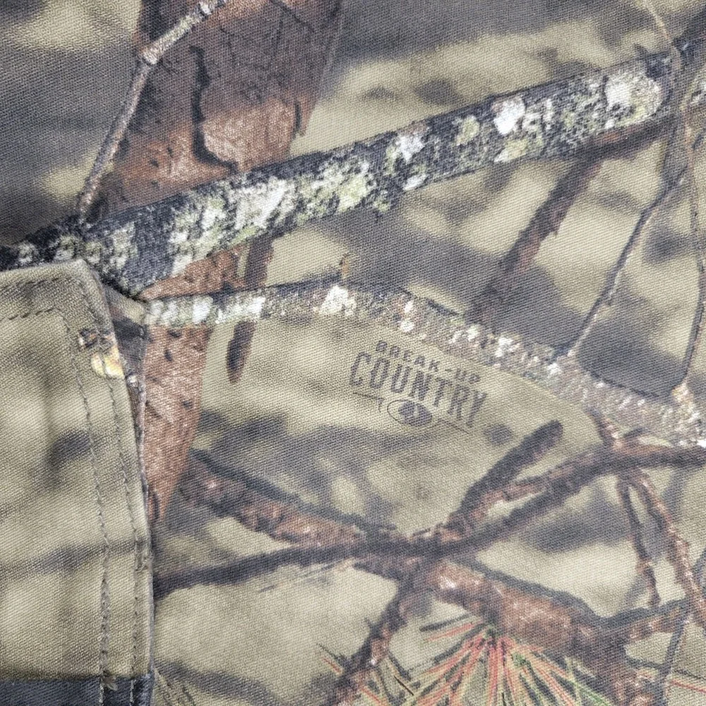 Mossy Oak Pants Mens 2XL Camo Breakup Country Straight Leg Hunting Outdoors